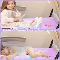 Extensor de Assento de Avião para Crianças - Rede de Apoio Confortável e Segura para Viagens (Rosa) - imagem 4