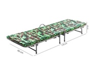 Cama Dobrável de Solteiro com Colchão Imbutido - Ideal para Camping e Viagens - imagem 4