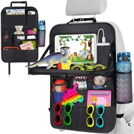 Organizador de Banco Traseiro de Carro com Mesa Dobrável e Suporte para Tablet - Viagens Confortáveis! - imagem 1