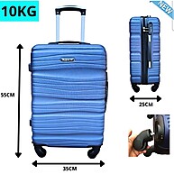 Mala de Bordo 10kg e 12kg: Leve, Rígida e Prática para Viagens - imagem 1