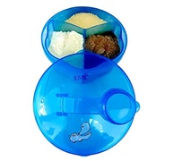 Sonne Porta Leite em Pó com 3 Divisórias H Azul - Prático e Seguro para Viagens - imagem 4