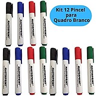 Pincéis Quadro Branco Masteprint: Kit 12 Cores Vibrantes! - imagem 1