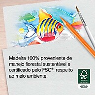 Lápis Aquarelável Faber-Castell: 24 Cores Vibrantes! - imagem 2