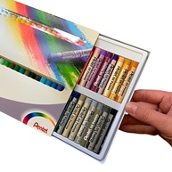 Pastel Oleoso Pentel Arts: 25 Cores Vibrantes - imagem 2