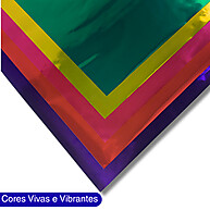 Papel Laminado Para Pipa: 100 Folhas 50x70cm Cores Vibrantes! - imagem 1