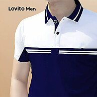 Polo Masculina Lovito: Estilo Casual e Cores Vibrantes - imagem 2