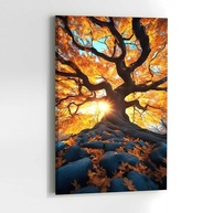 Quadro Decorativo Arvore da Vida 40x60 - Design Moderno para Sala, Quarto ou Hall - imagem 3