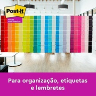 Post-it Alegria 76mm x 76mm: 5 Blocos Coloridos para Organizar Sua Vida - imagem 2
