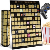 Pôster de Raspadinha dos 100 Melhores Videogames - Experiência Interativa para Fãs de Games - imagem 1