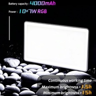 Luz LED RGB MIAOTU VL80: Ilumine Seus Vídeos! - imagem 3
