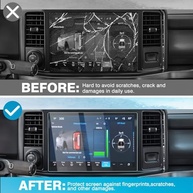 Kit 2 Películas Protetoras Karltys Vidro Temperado para Ford Super Duty 2023-2025 SYNC 4 12" - Proteção Ultratransparente - imagem 4