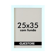 Moldura 25x35 cm Branca Sem Vidro - Ideal para Fotos, Quadros e Cartazes - imagem 1