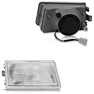 Farol Dianteiro Iveco Daily 1997–2007: Modelo Cromado com Lente de Vidro - imagem 2
