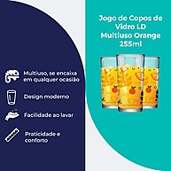 Copo Long Drink Orange: Elegância em Vidro! - imagem 2