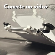Suporte Starlink Mini 2 em 1: Painel Solar e Vidro com Ventosas Ultra Resistentes - imagem 5