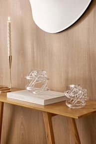 Escultura Nó em Vidro - Arte Contemporânea para Decoração de Interiores - imagem 5