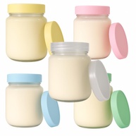 Potes de Vidro 240ml com Tampa BPA-Free - Ideal para Leite Materno e Papinhas - imagem 1