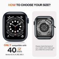 Capa Goton para Apple Watch 40mm: Proteção Total à Prova d'Água com Vidro Temperado - imagem 3
