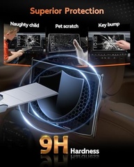 Protetor de Tela CDEFG 2 Peças Vidro Temperado para Jeep Wagoneer/Grand Wagoneer 2022-2025 - Proteção Premium para Mídia Traseira - imagem 5