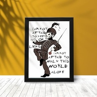 Quadro My Chemical Romance 4 The Black Parade - A3 - Moldura Preta Fosca com Vidro - imagem 2