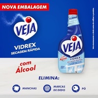 Veja Limpa Vidro Vidrex Tradicional Refil - Limpeza Profunda com Brilho Cristalino - imagem 5