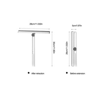 Rodo Dobrável 180° para Limpeza de Vidros - Design Ergonômico e Sem Manchas - imagem 2