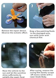Samadex Kit Reparo Para-brisa: Restaure Vidros Danificados Facilmente! - imagem 5