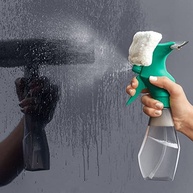 Noviça - Sistema de Limpeza 3 em 1 com Spray, Microfibra e Rodo para Vidros - imagem 3