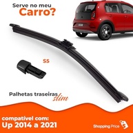 Palheta Limpadora Para-Brisa Traseiro Vigia Slim 10" VW Up! 2014-2021 - Silicone - imagem 4