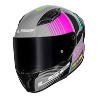 Capacete Feminino LS2 FF810 Vigo Shift Cinza Rosa: Estilo, Segurança e Conforto para Sua Moto - imagem 4