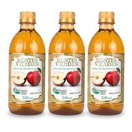 Kit 3 Vinagre de Maçã Orgânico Acidez 5% Montes Verdes 530 ml - imagem 1