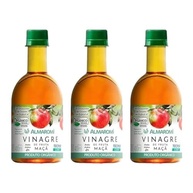 Kit 3 Vinagre Maça Orgânico Acidez Acética 4% Almaromi - Peso 400ml - imagem 1