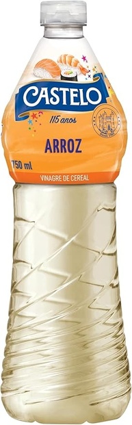 Castelo Alimentos Vinagre de Cereal Arroz 750ml, Pequeno - imagem 1
