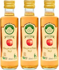 Kit 3 Vinagre De Maçã Orgânico Acidez 6% São Francisco 250 ml - imagem 1
