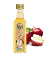 Vinagre de Maçã Orgânico Organovita 250ml - 6% de Acidez, Com a Mãe do Vinagre, 100% Natural, Sem Conservantes ou Água, Feito com Maçãs Gala e Fuji - imagem 1
