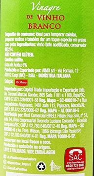 Vinagre De Vinho Branco La Pastina 500Ml - imagem 3