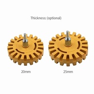 Removedor de Decalques para Carro com Roda de Borracha 25mm - Fácil Remoção de Adesivos e Vinil - imagem 5