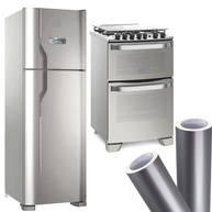 Adesivo Vinil Autocolante Impermeável Prata Inox - Transforme sua Casa com Facilidade! - imagem 2