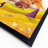 Quadro O Castelo Animado Studio Ghibli - 40x60cm | Impressão Premium em Vinil com Moldura Ecológica - imagem 4