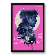 Quadro Filme Drive 40x60cm - Impressão Premium em Vinil com Moldura Ecológica - imagem 1