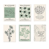 Pôsteres Botânicos Vintage Verde Sálvia - 6 Peças para Decoração Boho Moderna - imagem 1