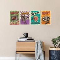 Placas Decorativas Vintage Cinema 20x30cm – Kit com 4 Unidades | Acabamento Premium com Adesivo - imagem 3