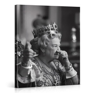 Arte de Parede de Banheiro Engraçada Vintage Queen Stinky Face - 20x25cm - Decoração Divertida e Original - imagem 1