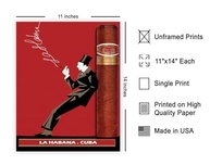 Poster Vintage Charuto Cubano - Arte Retro para Decoração de Bar e Espaços Masculinos - imagem 3