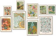 Conjunto de 9 Impressões de Arte de Parede Ecléticas Vintage - Coleção Maximalista com Estilos Matisse, Van Gogh e Monet - imagem 1