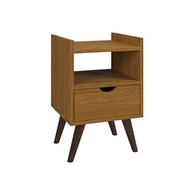 Mesa de Cabeceira Alice Retrô com 1 Gaveta e Nicho em Freijó – Design Vintage e Funcionalidade - imagem 5