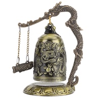 Sino de Dragão Vintage em Bronze - Decoração Feng Shui com Som Relaxante - imagem 1