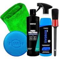 Kit Estética Automotiva Completo Vonixx & Vintex: Pneu Pretinho, Hydrox Fast e Acessórios Karbox - imagem 2