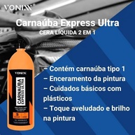 Kit Essencial para Brilho Perfeito: Pneu Pretinho Vintex, Carnaúba Express Vonixx e Acessórios Karbox - imagem 4