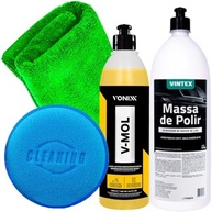 Kit Polimento Automotivo Completo: Massa Vintex, Shampoo Vonixx e Acessórios Karbox - imagem 2